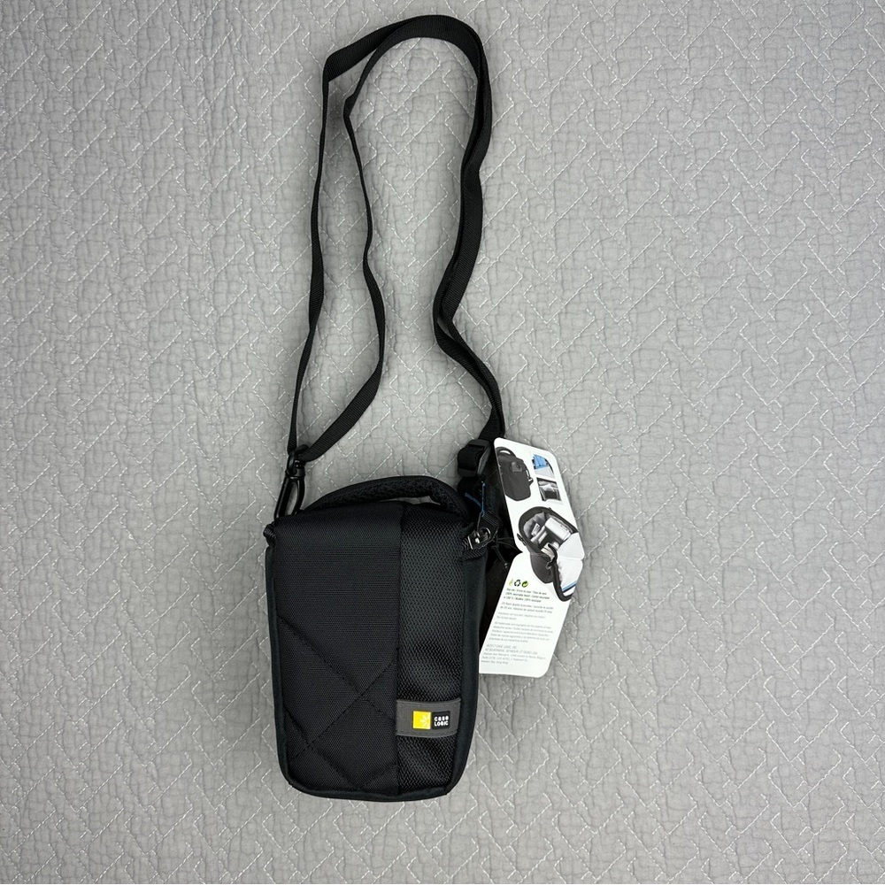 Small Padded Storage Bag 5x5x3" | Camera Case | Case Logic | Black | Crossbody - Picture 2 of 11